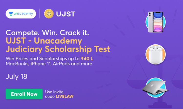 UJST- Unacademy Judiciary Scholarship Test (July 18,2021) UJST- Unacademy Judiciary Scholarship Test (July 18,2021)