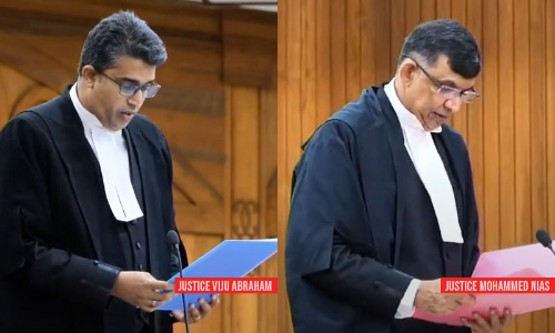 Viju Abraham And CP Mohammed Nias Sworn In As Additional Judges In Kerala High Court Viju Abraham And CP Mohammed Nias Sworn In As Additional Judges In Kerala High Court