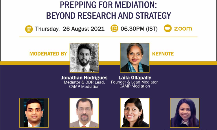 No Compromise on Preparation before Mediation No Compromise on Preparation before Mediation