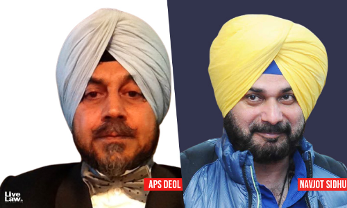 Navjot Singh Sidhu Is Obstructing Functioning Of The Office Of The Advocate General: Punjab AG APS Deol