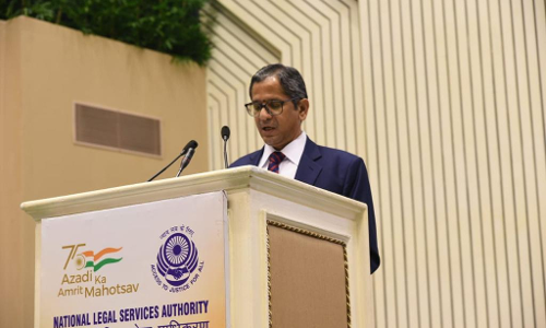 Indian Judiciary Has Always Been At The Forefront In Shaping A Welfare State: CJI NV Ramana Indian Judiciary Has Always Been At The Forefront In Shaping A Welfare State: CJI NV Ramana