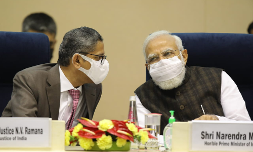 Judicial Interventions Intended To Nudge The Executive, Not To Usurp Its Role : CJI Ramana Judicial Interventions Intended To Nudge The Executive, Not To Usurp Its Role : CJI Ramana