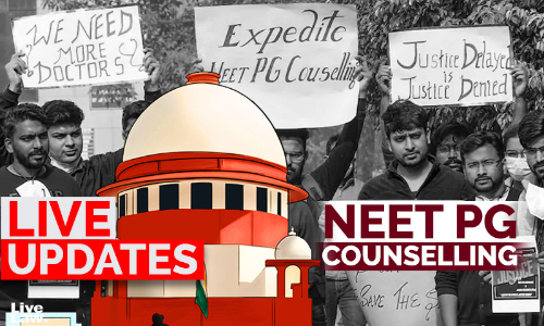 NEET-PG Counselling/ EWS/OBC Quota Case- Supreme Court To Continue Hearing Tomorrow NEET-PG Counselling/ EWS/OBC Quota Case- Supreme Court To Continue Hearing Tomorrow