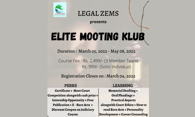 Legal Zems: Elite Mooting Klub Legal Zems: Elite Mooting Klub