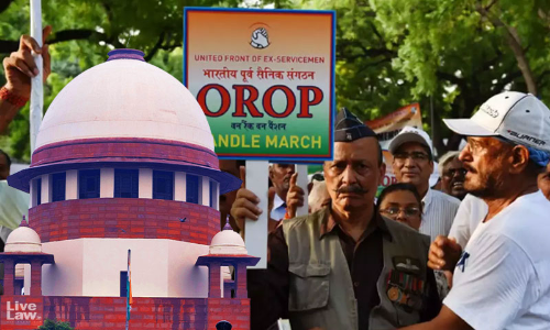 Disburse Arrears Under One Rank One Pension Scheme In Three Months : Supreme Court To Centre Disburse Arrears Under One Rank One Pension Scheme In Three Months : Supreme Court To Centre