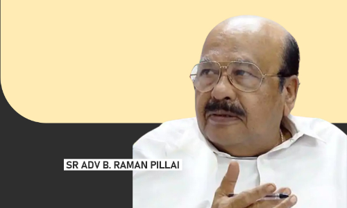 Kerala Police Notice To Senior Advocate B Raman Pillai Evokes Protest By Lawyers Kerala Police Notice To Senior Advocate B Raman Pillai Evokes Protest By Lawyers