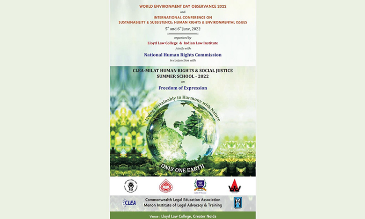 World Environment Day Observance And International Conference On Sustainability & Subsistence: Human Rights & Environmental Issues World Environment Day Observance And International Conference On Sustainability & Subsistence: Human Rights & Environmental Issues