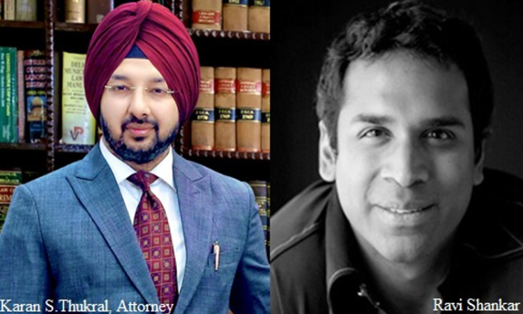 Poet Ravi Shankar Retains Karan S. Thukral, Advocate As His Legal Counsel For Defamation Claim Against Scroll Media Incorporation Poet Ravi Shankar Retains Karan S. Thukral, Advocate As His Legal Counsel For Defamation Claim Against Scroll Media Incorporation