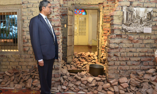 We Must Remain Ever Vigilant Against Divisiveness : CJI Ramana After Visiting Partition Museum We Must Remain Ever Vigilant Against Divisiveness : CJI Ramana After Visiting Partition Museum