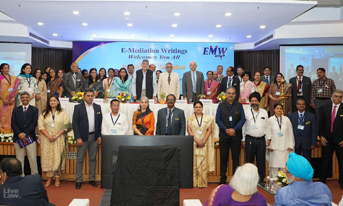 E-Mediation Writings ( EMW ) Organizes International Conference On E-Mediation E-Mediation Writings ( EMW ) Organizes International Conference On E-Mediation