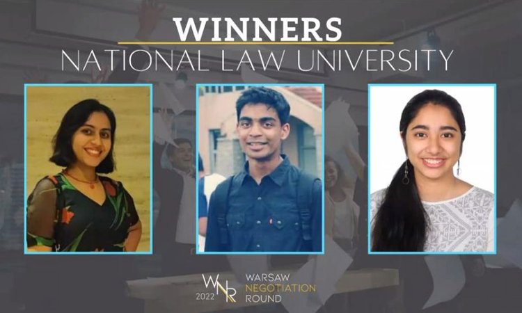 NLU Delhi Wins World Finals Of The 13th Edition Of The Prestigious Warsaw Negotiation Round For 2022 NLU Delhi Wins World Finals Of The 13th Edition Of The Prestigious Warsaw Negotiation Round For 2022