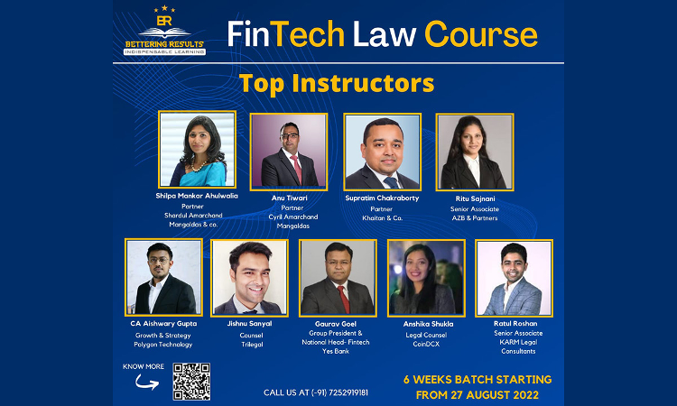Bettering Results: Learn FinTech Law From Top Law Firm Partners & Other Experts Bettering Results: Learn FinTech Law From Top Law Firm Partners & Other Experts