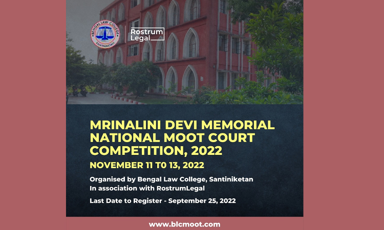 3rd Mrinalini Devi Memorial National Moot Court Competition, 2022. 3rd Mrinalini Devi Memorial National Moot Court Competition, 2022.