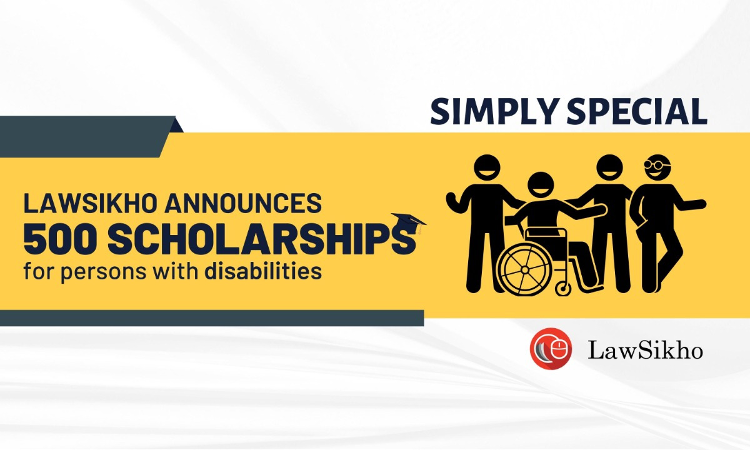 Merit And Nothing But Merit: Lawsikho Announces 500 Scholarships For Persons With Disability Merit And Nothing But Merit: Lawsikho Announces 500 Scholarships For Persons With Disability