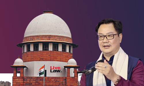 Kiren Rijiju : Law Minister Who Crossed The Line Too Far With Rhetoric Against Judiciary Kiren Rijiju : Law Minister Who Crossed The Line Too Far With Rhetoric Against Judiciary