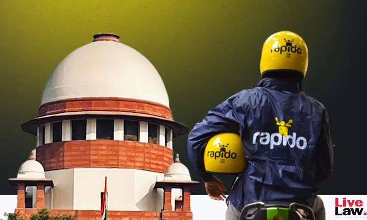 Supreme Court Refuses To Entertain Rapidos Plea Against Maharashtra Governments Refusal To Grant Bike-Taxi Aggregator License; Grants Liberty To Approach Bombay HC Afresh Supreme Court Refuses To Entertain Rapidos Plea Against Maharashtra Governments Refusal To Grant Bike-Taxi Aggregator License; Grants Liberty To Approach Bombay HC Afresh