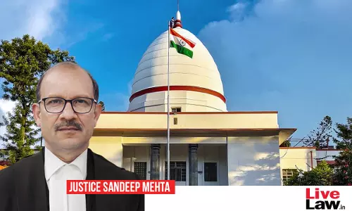 Centre Notifies Appointment Of Justice Sandeep Mehta As Chief Justice Of Gauhati High Court Centre Notifies Appointment Of Justice Sandeep Mehta As Chief Justice Of Gauhati High Court