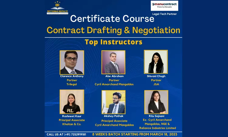 Bettering Results: Learn Contract Drafting & Negotiation From Top Law Firm Partners - Register Now! Bettering Results: Learn Contract Drafting & Negotiation From Top Law Firm Partners - Register Now!