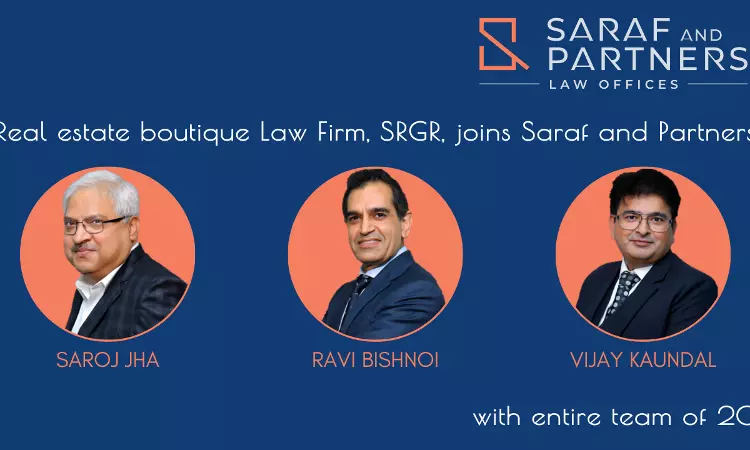 SRGR Law Offices Joins Saraf And Partners SRGR Law Offices Joins Saraf And Partners