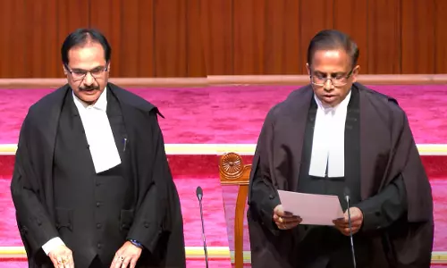 Justice Prashant Kumar Mishra & KV Viswanathan Take Oath As Supreme Court Judges Justice Prashant Kumar Mishra & KV Viswanathan Take Oath As Supreme Court Judges