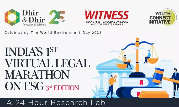 Last 24 Hours to Register for India’s 1st Virtual Legal Marathon on ESG - 3rd Edition - A 24 Hour Research Lab Last 24 Hours to Register for India’s 1st Virtual Legal Marathon on ESG - 3rd Edition - A 24 Hour Research Lab