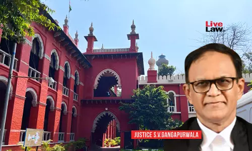Centre Notifies Appointment Of Justice SV Gangapurwala As Chief Justice Of Madras High Court Centre Notifies Appointment Of Justice SV Gangapurwala As Chief Justice Of Madras High Court