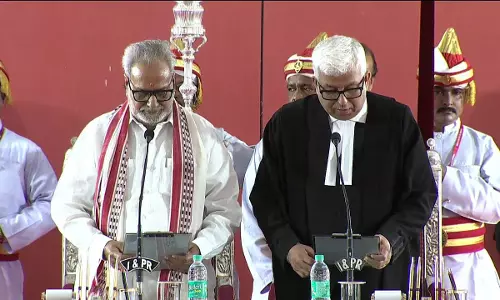 Justice Subhasis Talapatra Takes Oath As 33rd Chief Justice Of Orissa High Court Justice Subhasis Talapatra Takes Oath As 33rd Chief Justice Of Orissa High Court