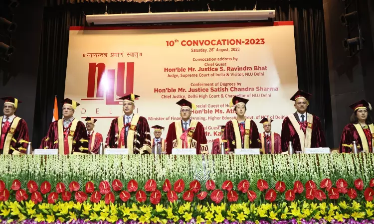 National Law University Delhis 10th Convocation: 167 Students Graduated From B.A.LL.B.(Hons.), LL.M. And Ph.D. Programmes National Law University Delhis 10th Convocation: 167 Students Graduated From B.A.LL.B.(Hons.), LL.M. And Ph.D. Programmes
