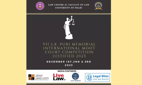 Join The 7th S.K. Puri Memorial International Moot Court Competition, Justified 2023! Join The 7th S.K. Puri Memorial International Moot Court Competition, Justified 2023!