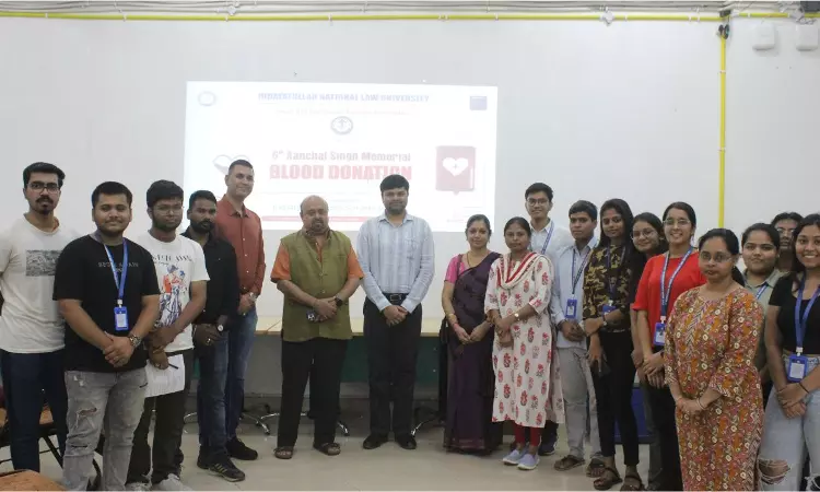 HNLU Raipur Organises The 6th Aanchal Singh Memorial Blood Donation Camp HNLU Raipur Organises The 6th Aanchal Singh Memorial Blood Donation Camp