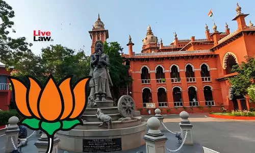 Madras High Court Dismisses Plea Challenging Allotment Of Lotus Symbol To Bharatiya Janata Party Madras High Court Dismisses Plea Challenging Allotment Of Lotus Symbol To Bharatiya Janata Party