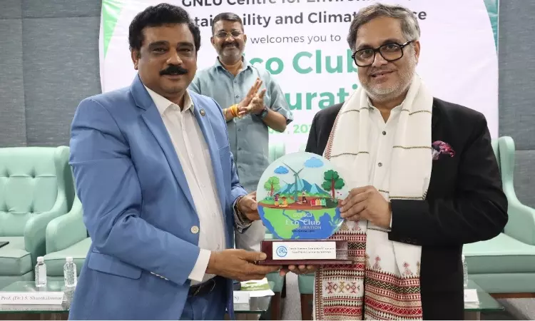 GNLU Institutes A Gold Medal For Environmental Law In The Name Of Eminent Lawyer Mr. Sudhir Mishra. GNLU Institutes A Gold Medal For Environmental Law In The Name Of Eminent Lawyer Mr. Sudhir Mishra.