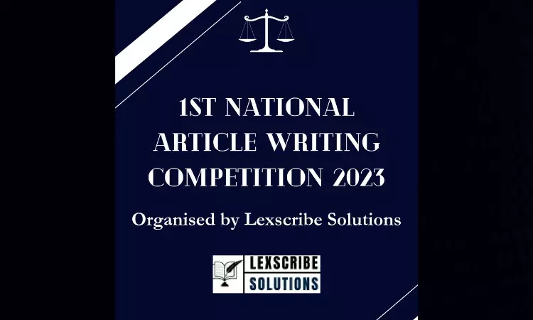 Lexscribe Solutions | 1st National Article Writing Competition Lexscribe Solutions | 1st National Article Writing Competition