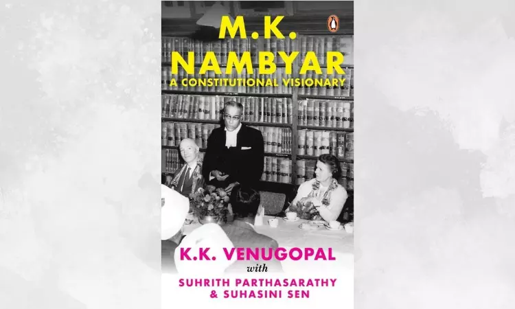 K.K. Venugopal, Former AG Unveils The Legacy Of M.K. Nambiyar In New Book: M.K. Nambiyar - A Constitutional Visionary K.K. Venugopal, Former AG Unveils The Legacy Of M.K. Nambiyar In New Book: M.K. Nambiyar - A Constitutional Visionary