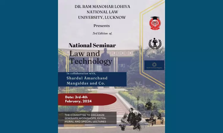 RMLNLU Seminar Law & Technology | Call for Papers RMLNLU Seminar Law & Technology | Call for Papers