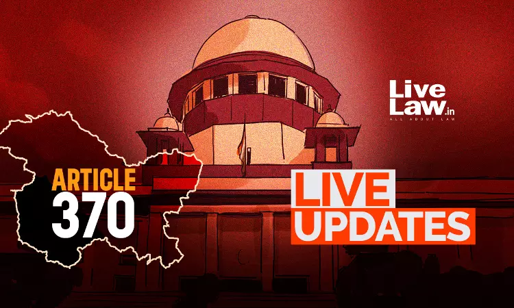 Supreme Court Upholds Abrogation Of Article 370: Live Updates From Judgment Pronouncement Supreme Court Upholds Abrogation Of Article 370: Live Updates From Judgment Pronouncement