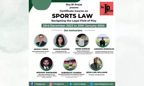 Register Now In The Certificate Courses On Sports Law And Contract Drafting By The IP Press Register Now In The Certificate Courses On Sports Law And Contract Drafting By The IP Press