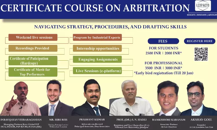 LexPacto: Certificate Course On Arbitration Navigating Strategy, Procedures And Drafting Skills LexPacto: Certificate Course On Arbitration Navigating Strategy, Procedures And Drafting Skills