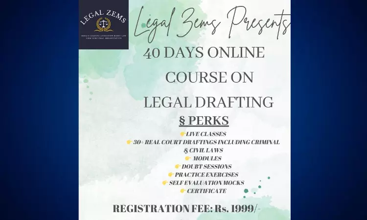 Legal Zems: Online Course On Legal Drafting 2024 Legal Zems: Online Course On Legal Drafting 2024