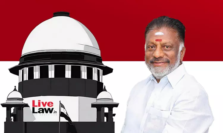 Supreme Court Rejects Ex-TN CM Paneerselvams Challenge to Madras HCs Suo Motu Revision Against His Discharge In DA Case Supreme Court Rejects Ex-TN CM Paneerselvams Challenge to Madras HCs Suo Motu Revision Against His Discharge In DA Case
