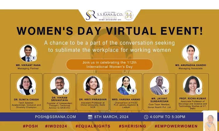 S.S. Rana & Co: Webinar On The Occassion Of International Womens Day S.S. Rana & Co: Webinar On The Occassion Of International Womens Day