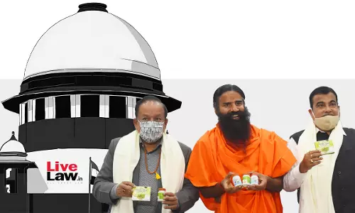 Why Union Govt Didnt Act Against Patanjali For False Claims On COVID Cure? Supreme Court Asks Why Union Govt Didnt Act Against Patanjali For False Claims On COVID Cure? Supreme Court Asks