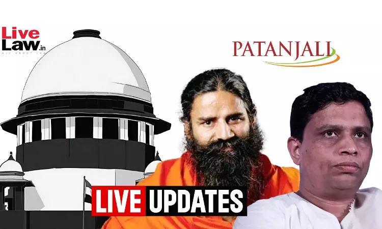 Contempt Case Against Patanjali, Baba Ramdev : Live Updates From Supreme Court Hearing Contempt Case Against Patanjali, Baba Ramdev : Live Updates From Supreme Court Hearing