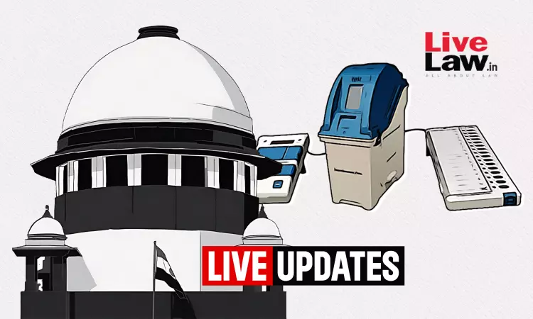 Plea For 100% VVPAT Verification Of EVM Votes : Live Updates From Supreme Court Plea For 100% VVPAT Verification Of EVM Votes : Live Updates From Supreme Court