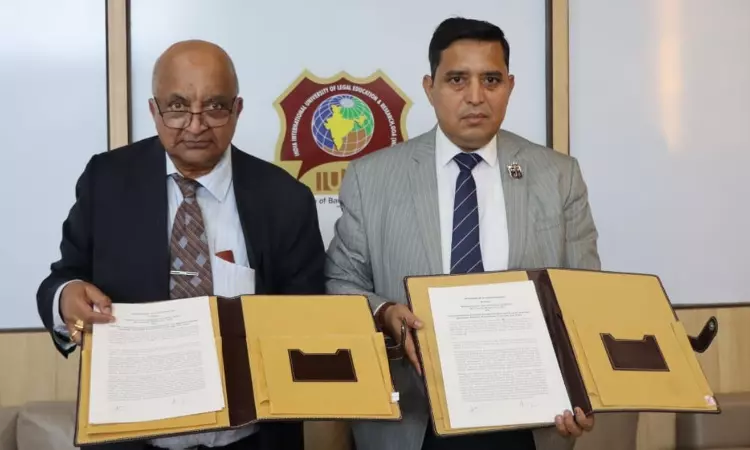 IIULER Inks MoU With NFSU IIULER Inks MoU With NFSU