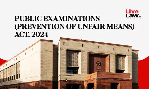 Law Punishing Paper Leak & Unfair Means In Public Exams Takes Effect From June 21 Law Punishing Paper Leak & Unfair Means In Public Exams Takes Effect From June 21