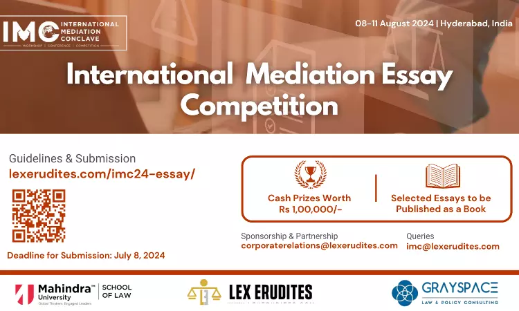 Mahindra University: International Mediation Essay Competition, 2024 Mahindra University: International Mediation Essay Competition, 2024