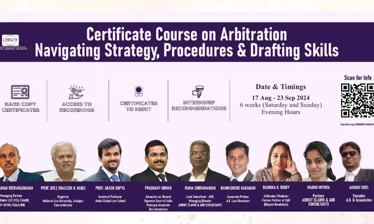 LexPactos Certificate Course On Arbitration Navigating Strategy, Procedures And Drafting Skills LexPactos Certificate Course On Arbitration Navigating Strategy, Procedures And Drafting Skills