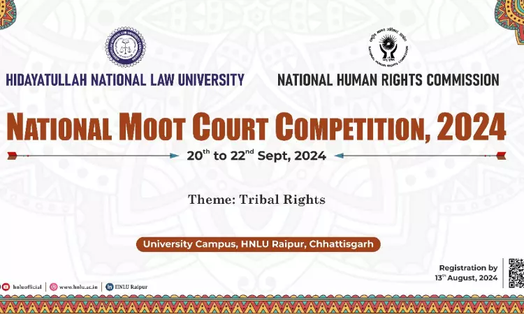 HNLU-NHRC National Moot Court Competition 2024 HNLU-NHRC National Moot Court Competition 2024