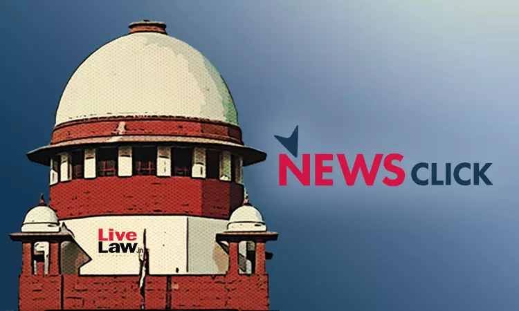 Supreme Court Refuses To Entertain NewsClicks Writ Petition Against Tax Demands, Gives One Week Interim Protection To Approach HC Supreme Court Refuses To Entertain NewsClicks Writ Petition Against Tax Demands, Gives One Week Interim Protection To Approach HC